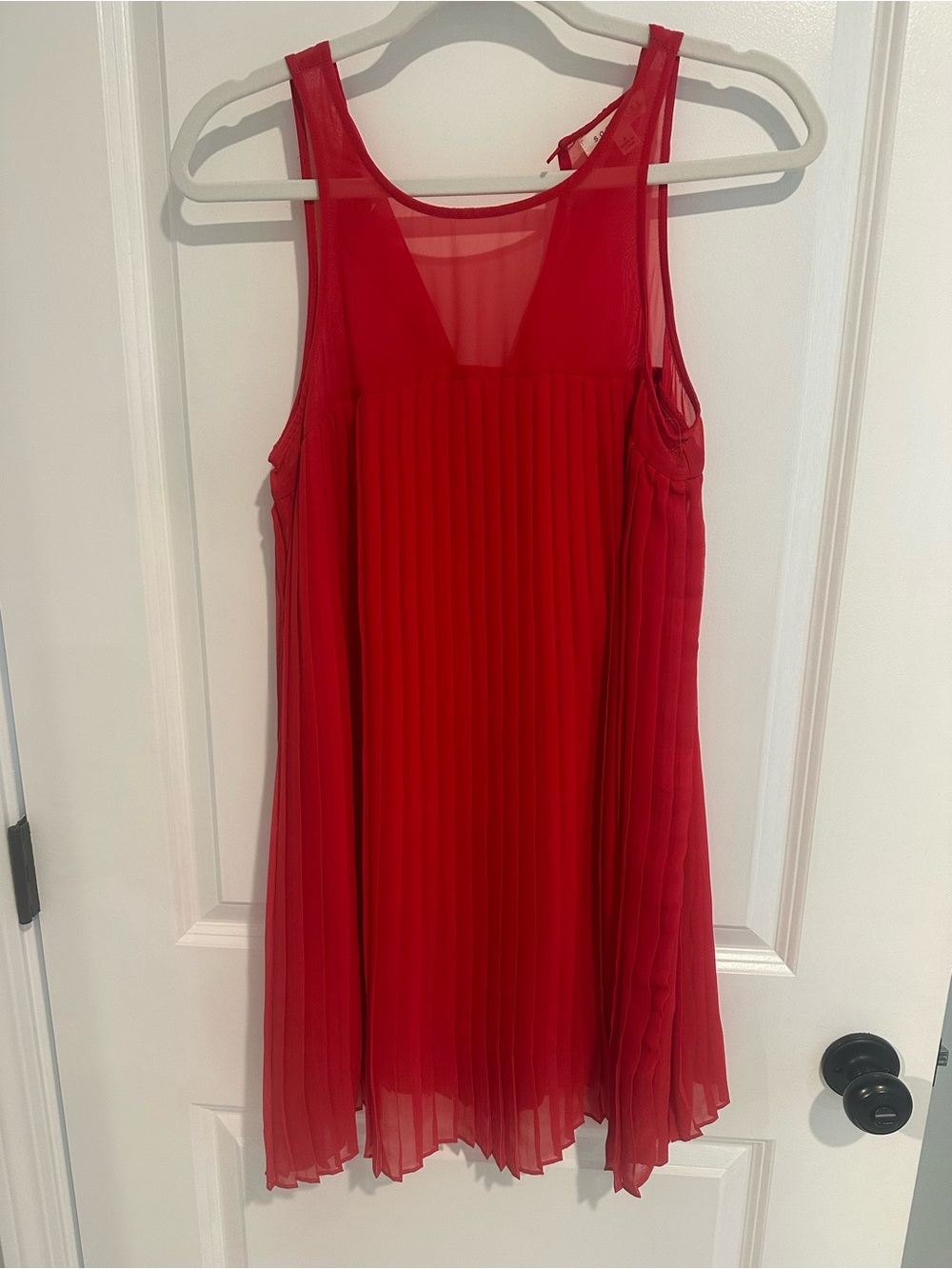Red Chiffon Mini Dress (Fourth of July🇺🇸)